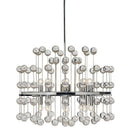 Lustre design LED avec boules crystal style Art