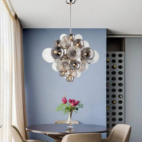 Suspension design LED avec plusieurs boules en verre Ball - vue 3 sur 11