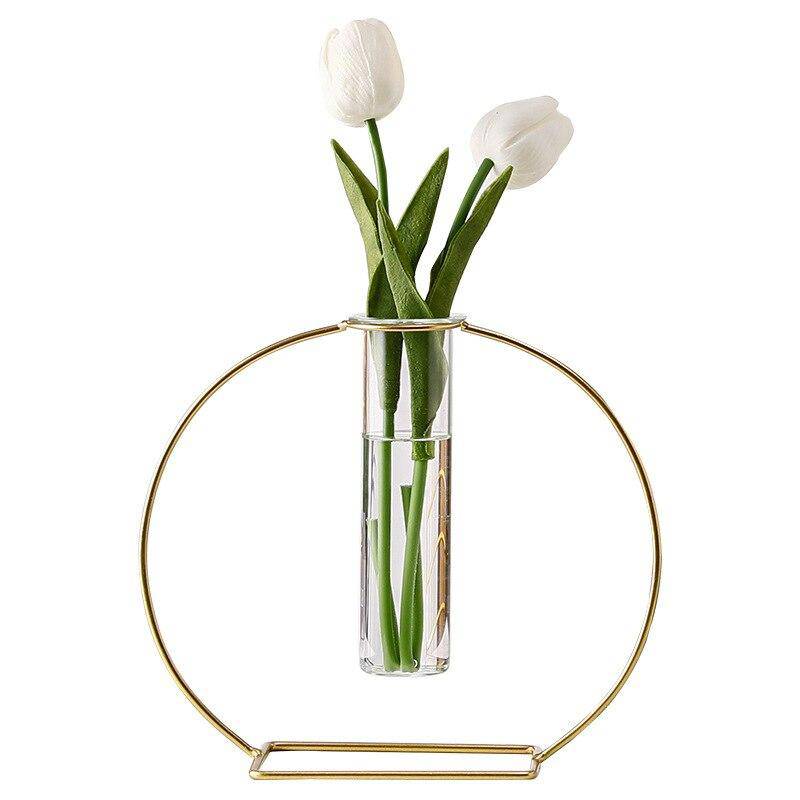 Vase design aux formes arrondies en métal Life - vue 3 sur 8
