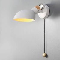 Applique design à LED coloré avec abat-jour orientable et interrupteur