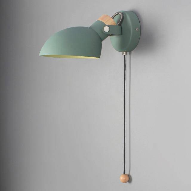 Applique design à LED coloré avec abat-jour orientable et interrupteur - vue 7 sur 9