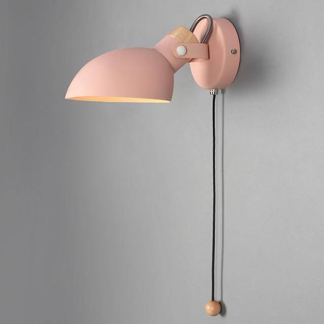 Applique design à LED coloré avec abat-jour orientable et interrupteur - vue 5 sur 9