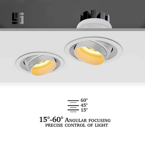 Spot encastré rond LED orientable style Loft - vue 3 sur 6