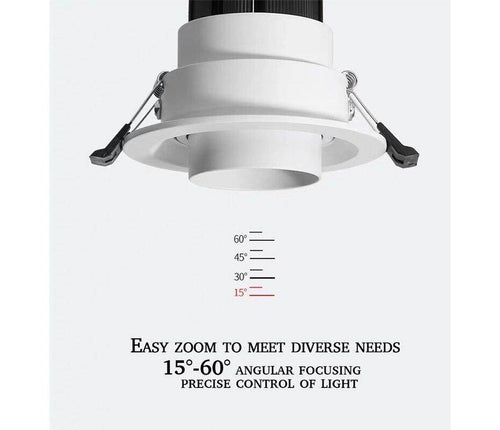 Spot encastré rond LED orientable style Loft - vue 5 sur 6