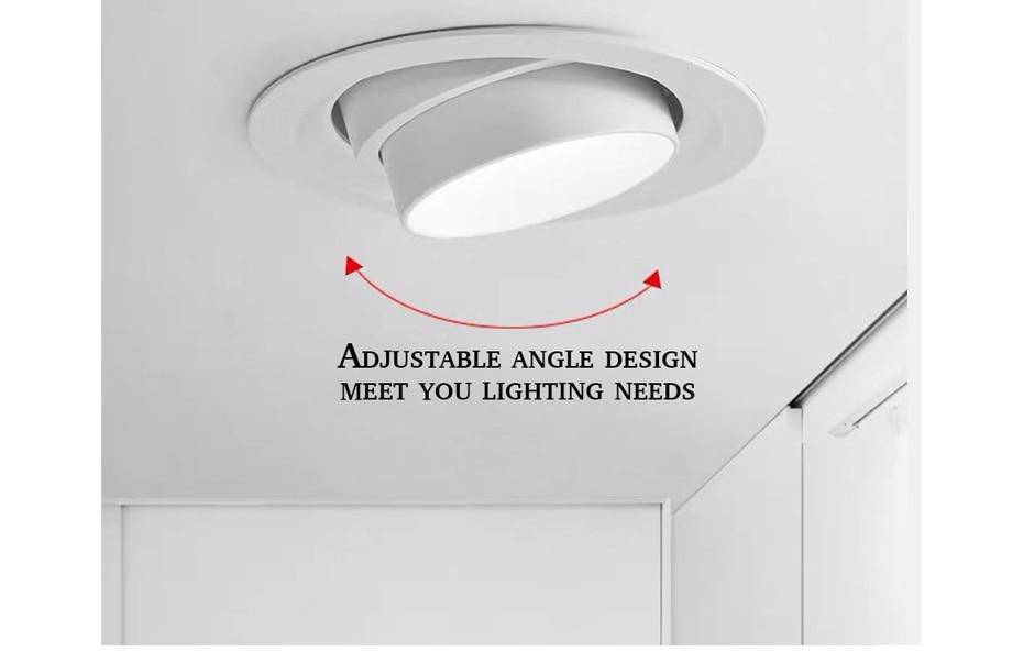 Spot encastré rond LED orientable style Loft - vue 6 sur 6