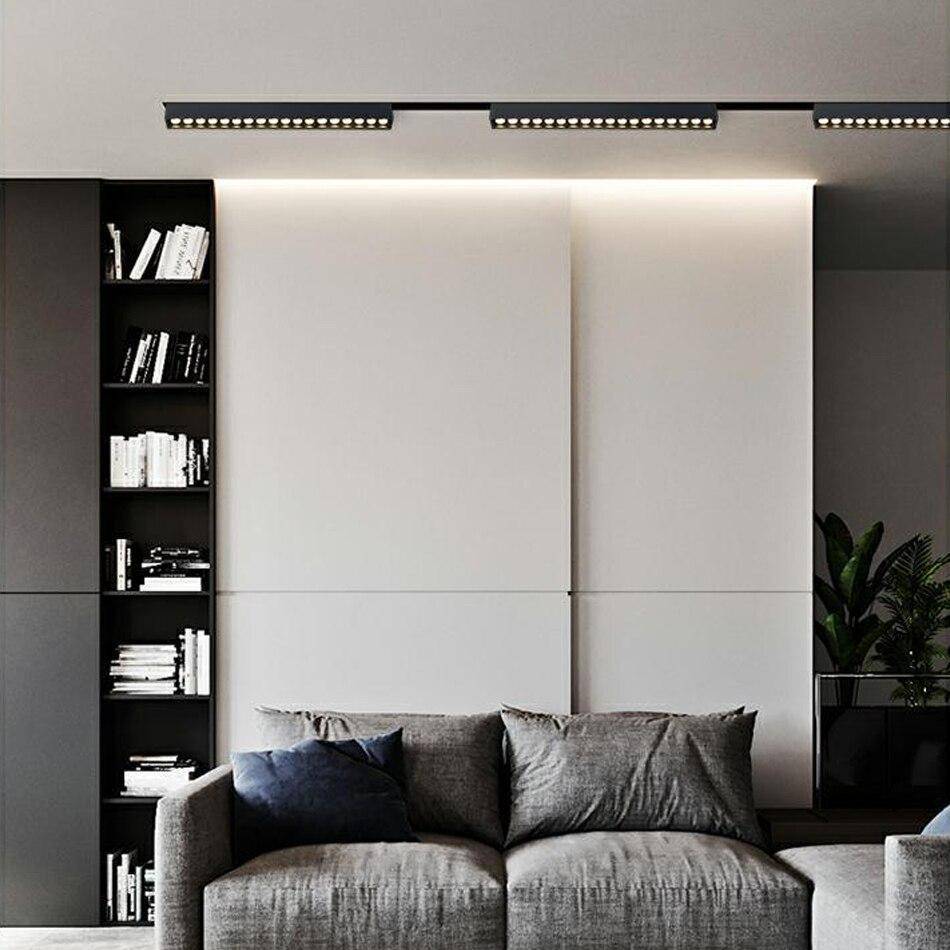 Spot moderne à LED linéaire en aluminium - vue 2 sur 5