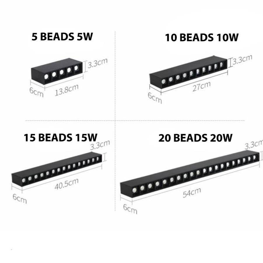 Spot moderne à LED linéaire en aluminium - vue 5 sur 5