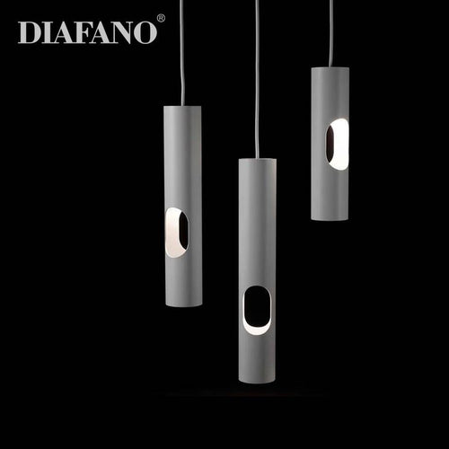 Suspension moderne LED avec tube cylindrique en aluminium Hotel - vue 5 sur 6