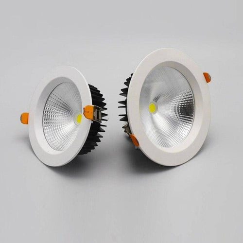 Spot encastré rond moderne en aluminium blanc - vue 4 sur 7