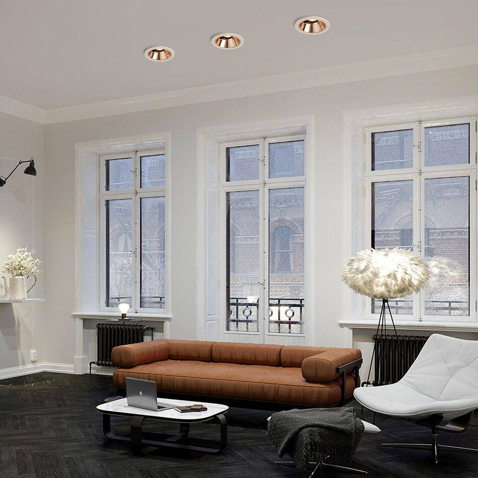 Spot encastrable moderne LED rond de plusieurs couleurs - vue 3 sur 7