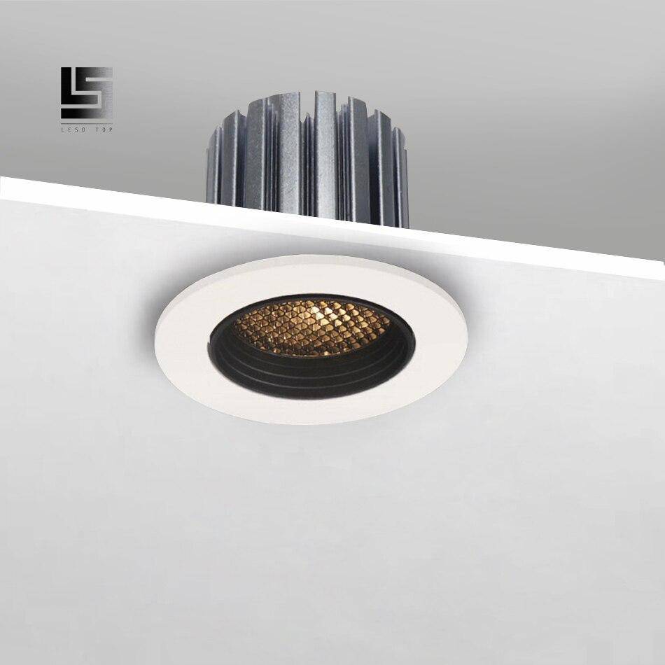 Spot encastré moderne LED rond blanc - vue 5 sur 10