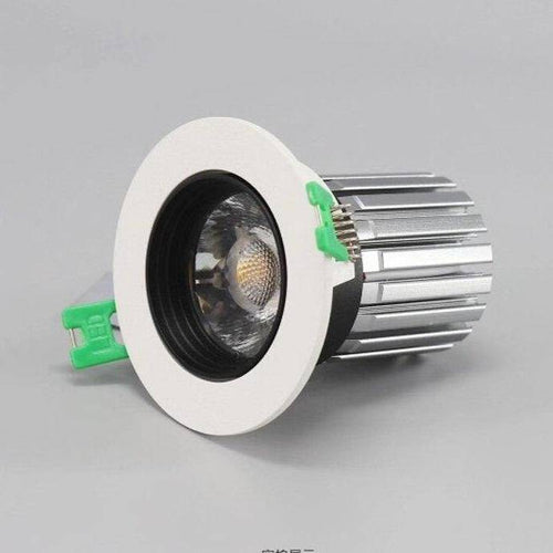 Spot encastré moderne LED rond blanc - vue 8 sur 10