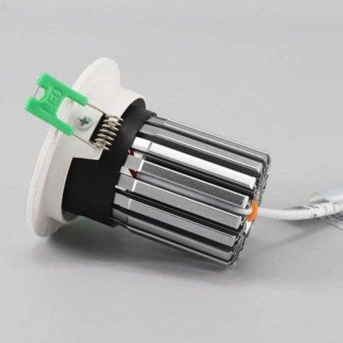 Spot encastré moderne LED rond blanc - vue 5 sur 10
