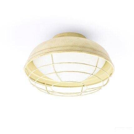 Plafonnier moderne LED avec cage en métal style Loft - vue 7 sur 7