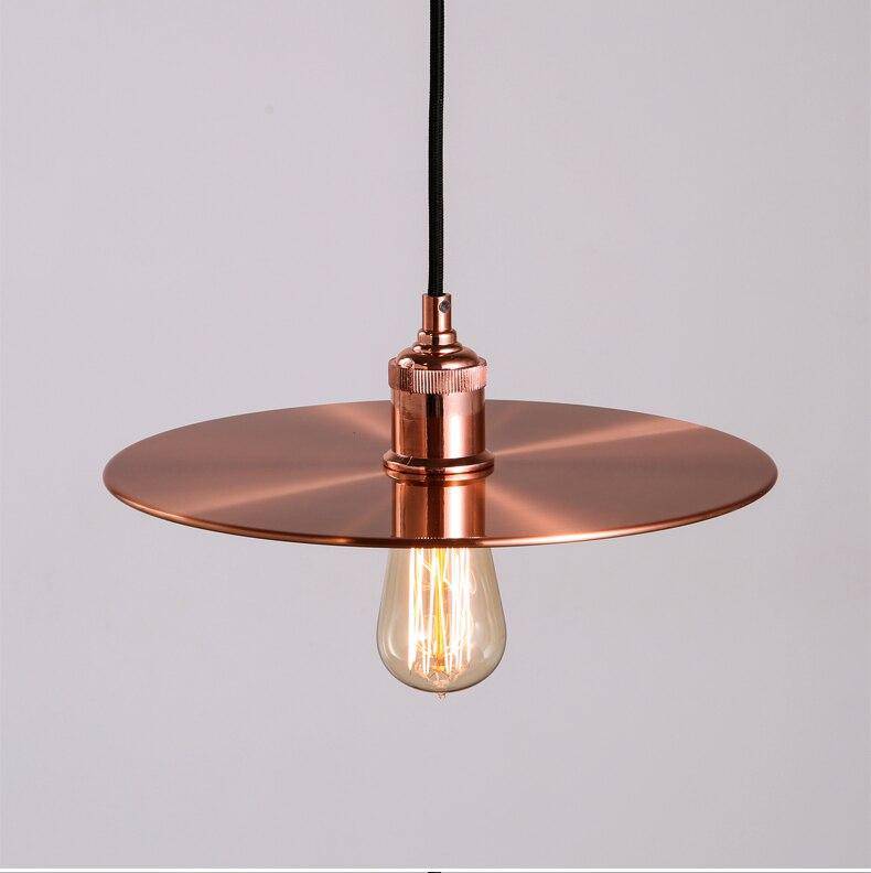 Suspension design LED avec disque en métal style Industriel - vue 6 sur 6