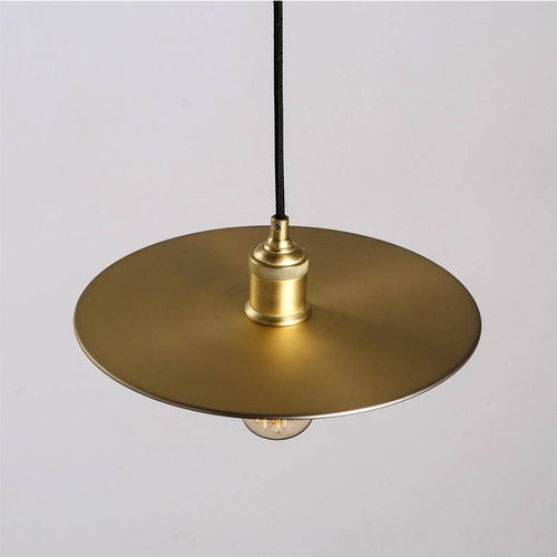 Suspension design LED avec disque en métal style Industriel - vue 4 sur 6