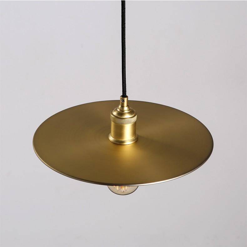 Suspension design LED avec disque en métal style Industriel - vue 3 sur 6