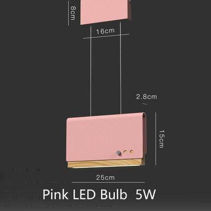 Suspension design LED avec abat-jour plat en métal coloré Art - vue 8 sur 16