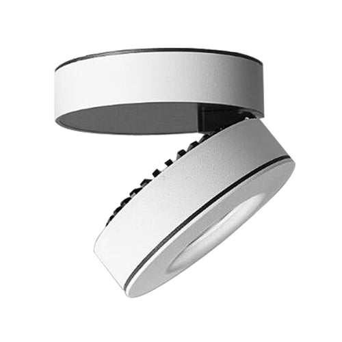 Spot moderne LED ronde et rotatif à 355° Manuel - vue 4 sur 5