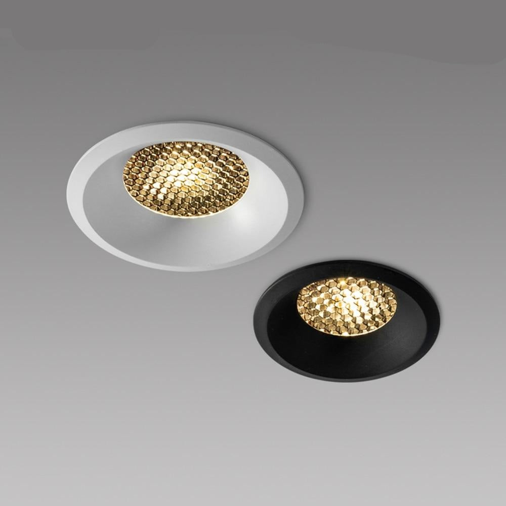 Spot moderne LED style ruche dimmable et encastrable Phoebe - vue 4 sur 7