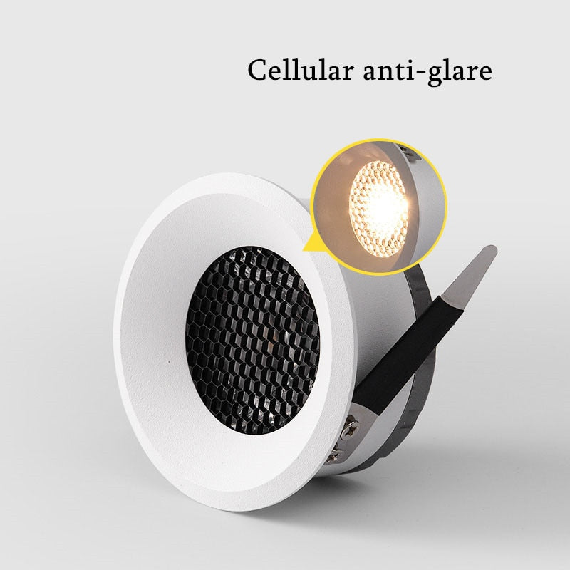 Spot moderne LED encastrable effet ruche anti-éblouissement Elvia - vue 6 sur 9