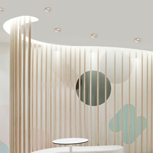 Spot moderne LED encastrable effet ruche anti-éblouissement Elvia - vue 4 sur 9