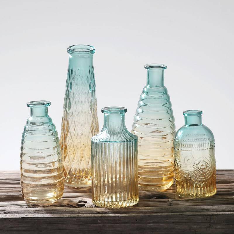 Vase en verre décoratif style scandinave - vue 4 sur 10