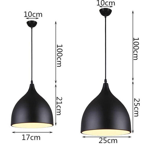 Suspension LED cône arrondi de couleurs Hanging - vue 9 sur 16