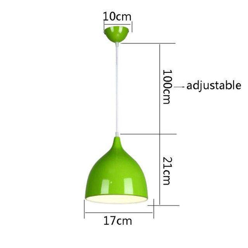 Suspension LED cône arrondi de couleurs Hanging - vue 7 sur 16