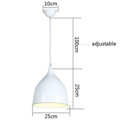 Suspension LED cône arrondi de couleurs Hanging - vue 14 sur 16