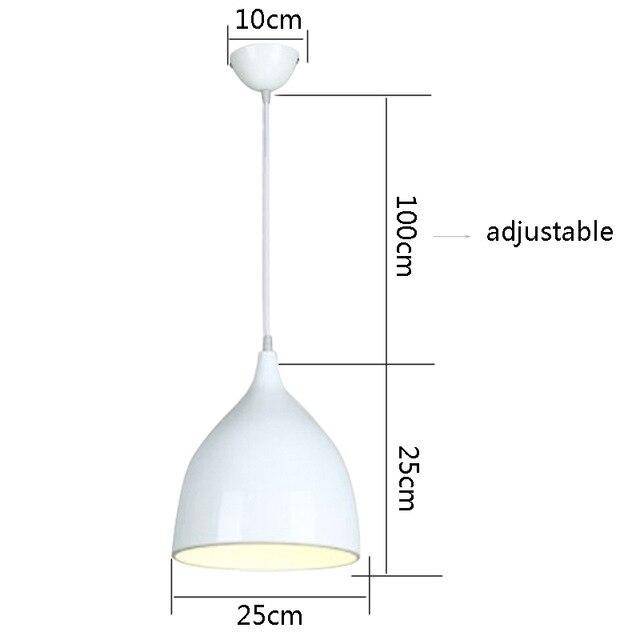 Suspension LED cône arrondi de couleurs Hanging - vue 13 sur 16