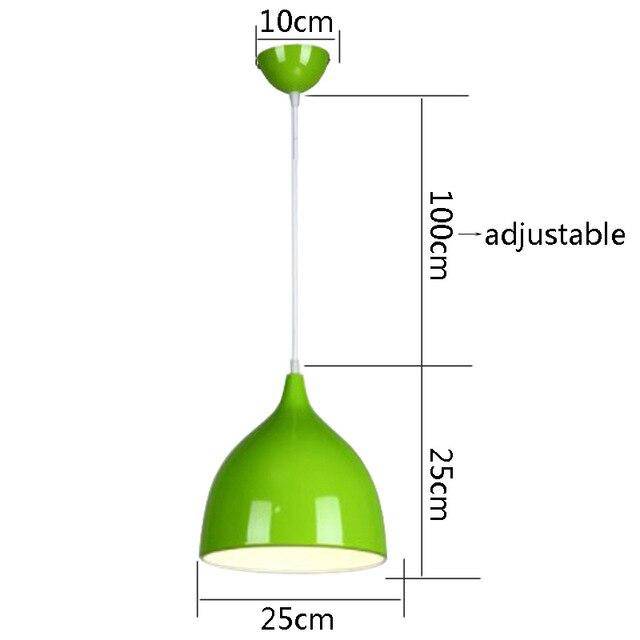 Suspension LED cône arrondi de couleurs Hanging - vue 5 sur 16