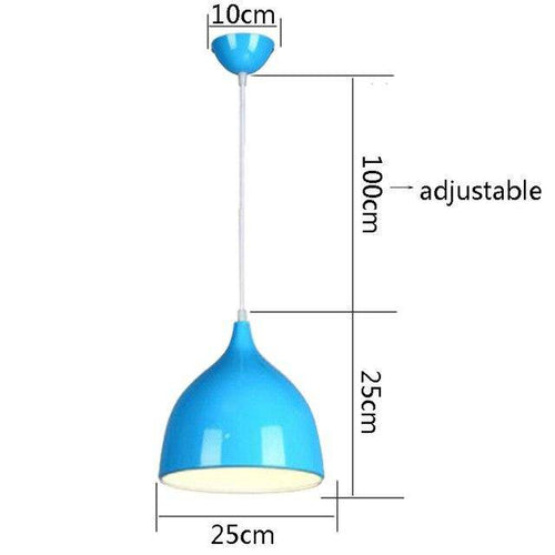 Suspension LED cône arrondi de couleurs Hanging - vue 17 sur 16