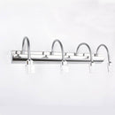 Applique murale LED pour miroir et salle de bain avec lampe dirigeable en verre