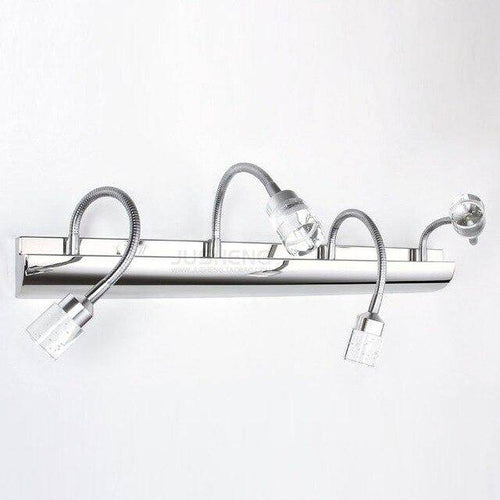 Applique murale LED pour miroir et salle de bain avec lampe dirigeable en verre - vue 6 sur 6