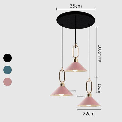Suspension design LED conique moderne Many - vue 9 sur 12