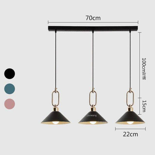 Suspension design LED conique moderne Many - vue 8 sur 12