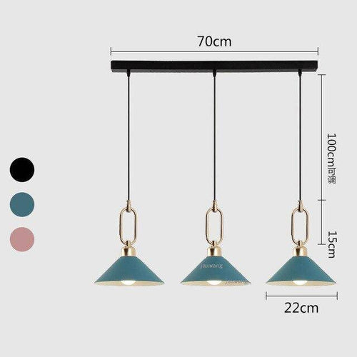 Suspension design LED conique moderne Many - vue 11 sur 12