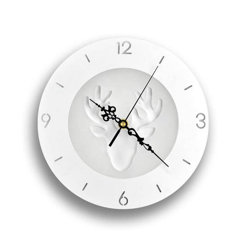 Horloge murale ronde style moderne aux motifs animaux 25cm - vue 4 sur 8