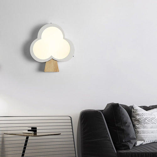 Applique murale moderne en forme d'arbre en bois Ania - vue 3 sur 10