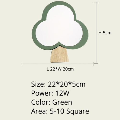 Applique murale moderne en forme d'arbre en bois Ania - vue 11 sur 10