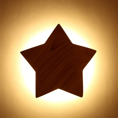 Applique murale pour enfant forme d'étoile en bois Stary - vue 5 sur 6