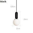 Suspension design moderne tube arrondis de couleur