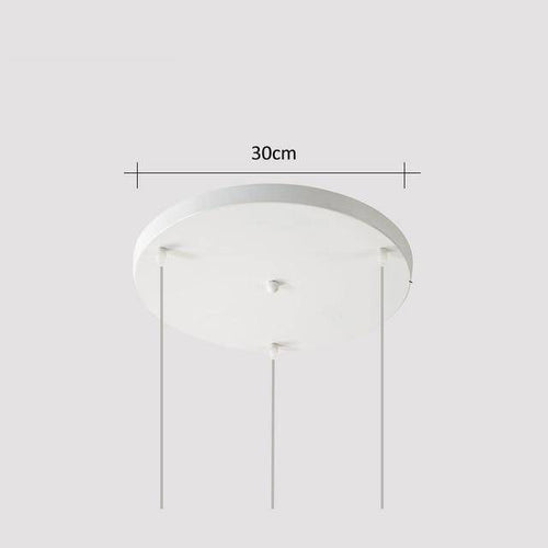 Suspension design LED en bois avec abat-jour arrondi en verre Nordic - vue 11 sur 15
