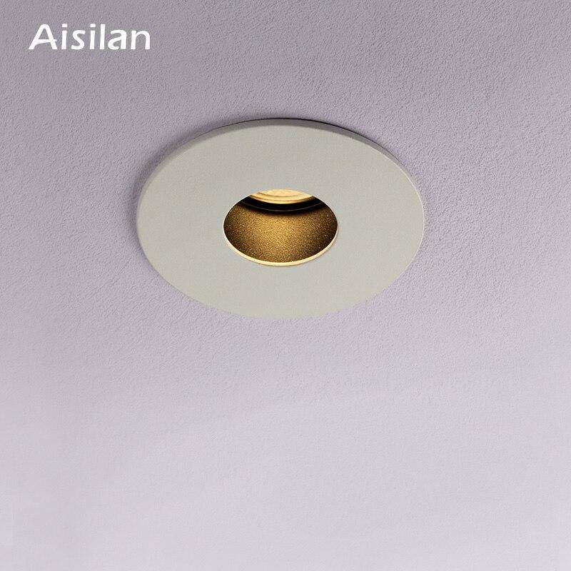 Spot rond LED encastré aux bords fins modernes - vue 4 sur 4
