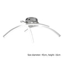 Plafonnier design LED avec 3 barres courbées en métal Teylor