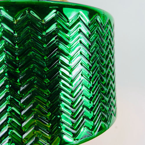 Suspension LED biforme vert et doré Dena - vue 10 sur 13