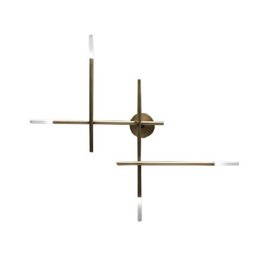 Applique murale moderne LED en métal avec tube luxury - vue 6 sur 6