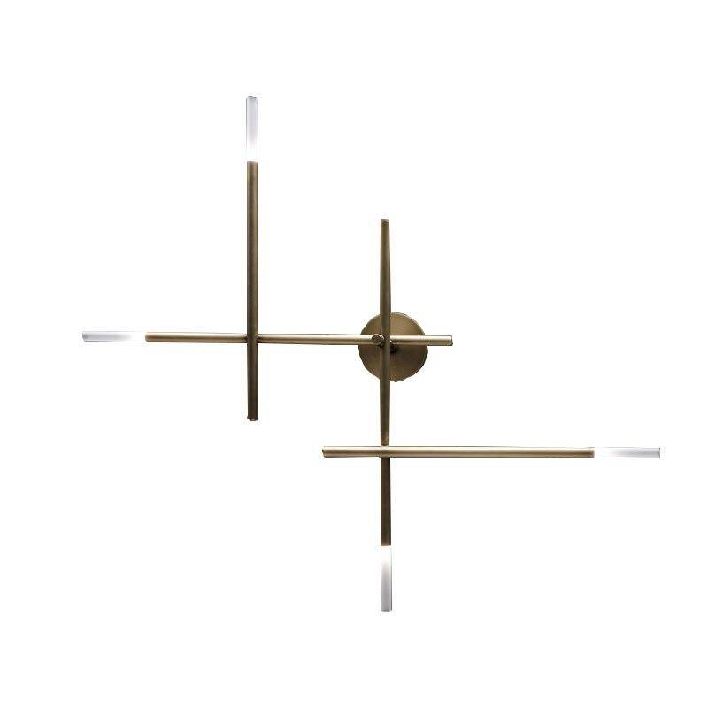 Applique murale moderne LED en métal avec tube luxury - vue 5 sur 6