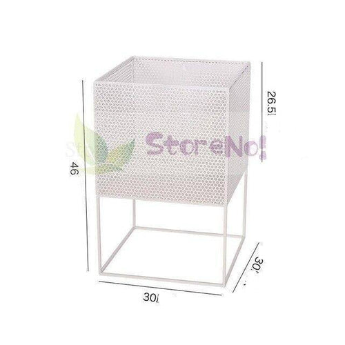 Piédestal sur pied haut design en métal coloré Creative - vue 18 sur 18